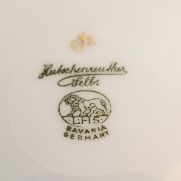 2 Hutschenreuther Selb LHS "Vernon" Salad Plates & Cups with Saucers, Bavaria - Picture 11 of 11